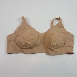 Knix V-Neck Evolution Wireless Padded Bra Size 8+ 8 plus beige